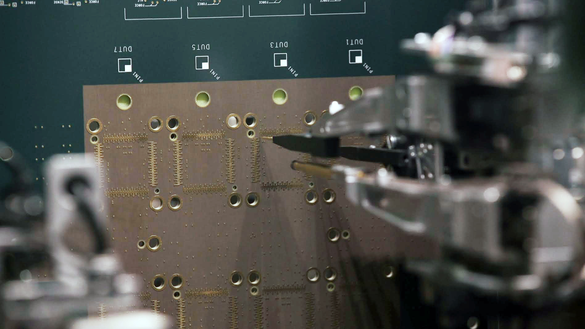 Printed circuit board with robotic tool customizing board